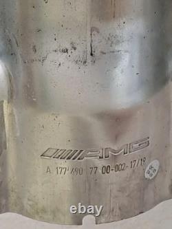 AMG Mercedes A35 Stainless Steel Tailpipes Chrome Tips A177 490 78 00 002 13/19
