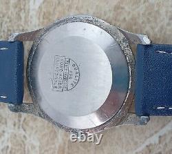 ATP WW2 Steel Timor Officers 17 jewel Military Wrist Watch 1945