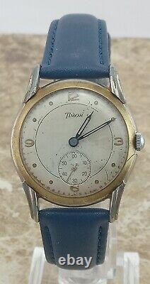 ATP WW2 Steel Timor Officers 17 jewel Military Wrist Watch 1945