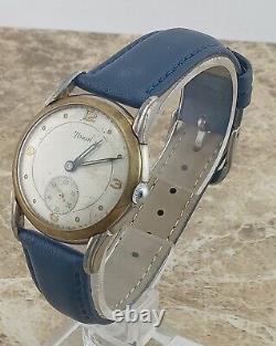 ATP WW2 Steel Timor Officers 17 jewel Military Wrist Watch 1945