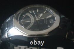 Accurist Gmt106 Commemorative Mens Watch Blue Chrome Dial Stainless Steel Strap