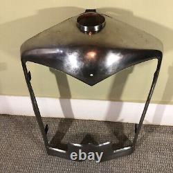 Antique Classic Car Stainless Steel Chrome Radiator Grill Shell Hot Rod Rat Rod