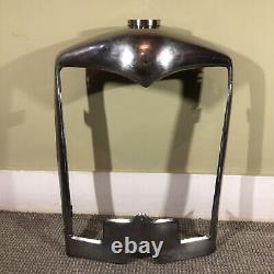 Antique Classic Car Stainless Steel Chrome Radiator Grill Shell Hot Rod Rat Rod