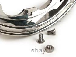 BGM Polished Stainless Steel Wheel Rim Lambretta LI SX TV GP LiS Standard Size