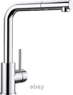 BLANCO 519810 Mila-S Kitchen Mixer Tap, Chrome/Silver