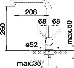 BLANCO 519810 Mila-S Kitchen Mixer Tap, Chrome/Silver