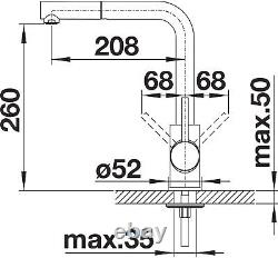 BLANCO 519810 Mila-S Kitchen Mixer Tap, Chrome/Silver