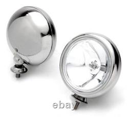 BMW Mini Wipac Stainless Steel Spot Lights Lamp Kit LIKE CHROME no rust issues