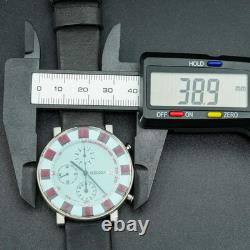 BOXED N-MINT SEIKO SOTTSASS 7T92-0SS0 Sky Blue Chronograph Limited SCEB023 Men