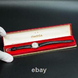 BOXED Vintage1979 OMEGA De Ville Cal. 1353 591.0022 SilverOval Quartz Women Watch