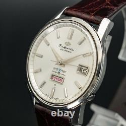 BOXED Vintage SEIKO SEIKOMATIC Weekdater 33 Jewels J13080 Automatic Men Watch