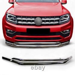 BULL BAR NUDGE DOUBLE SPOILER BAR GRILL GUARD CITY GUARD for VW AMAROK 2010-2016