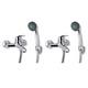 Bathroom Mixer Showers Stainless Steel Zinc Alloy Chrome Surface