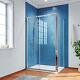 Bathroom Shower Enclosure And Tray Sliding Door Glass Cubicle With Side Panel