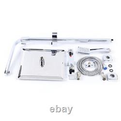 Bathroom Thermostatic Exposed Shower Mixer Rain Bath 12 Large Square Set Chrome