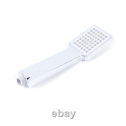 Bathroom Thermostatic Exposed Shower Mixer Rain Bath 12 Large Square Set Chrome