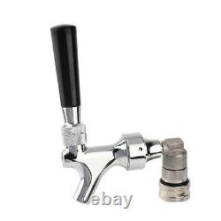 Beer Faucet Draft Tap Stainless Steel Chrome Liquid Ball Lock Quick Disconnect