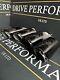 Black Chrome Exhaust Tailpipe Tips Porsche Macan 2.0t 95b 2019-2021 Stainless