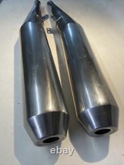 Bmw R80 R100 Stainless Silencer Cans Exhausts Not Keihan 38mm /7 R60 R75 Boxer