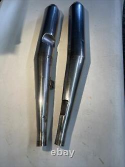 Bmw R80 R100 Stainless Silencer Cans Exhausts Not Keihan 38mm /7 R60 R75 Boxer