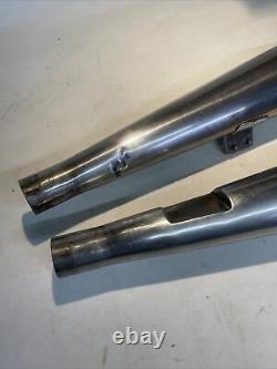 Bmw R80 R100 Stainless Silencer Cans Exhausts Not Keihan 38mm /7 R60 R75 Boxer