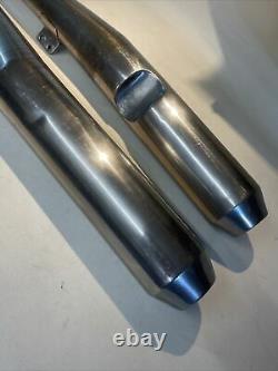 Bmw R80 R100 Stainless Silencer Cans Exhausts Not Keihan 38mm /7 R60 R75 Boxer