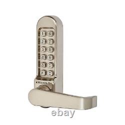 Borg BL5401 Push Button Code Lock & Tubular Latch Stainless Steel