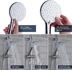 Bristan BUZ2 SHXDIVCTFF C Buzz Safetouch Rigid Riser Bar Mixer Shower, Chrome