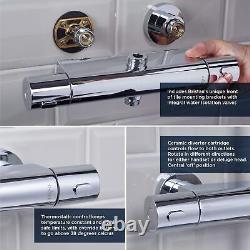 Bristan BUZ2 SHXDIVCTFF C Buzz Safetouch Rigid Riser Bar Mixer Shower, Chrome