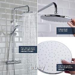 Bristan BUZ2 SHXDIVCTFF C Buzz Safetouch Rigid Riser Bar Mixer Shower, Chrome