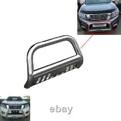 Bull Bar For Nissan Navara D40 2005 2016 Abar Front Bumper Stainless Silver