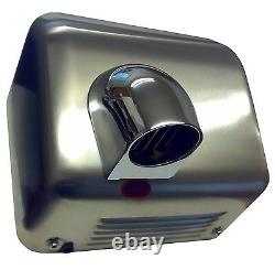 CHROMED STEEL Auto Automatic Electric Hand Dryer DV2300S Nozzle Drier