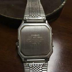 Casio AT-550 Stainless Steel Water Resistant Men's Analog Watch Japan Shipped