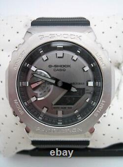 Casio G-shock Steel Octagon Series Watch Gm-2100-1aer Anadigital Mens Genuine