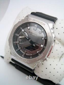 Casio G-shock Steel Octagon Series Watch Gm-2100-1aer Anadigital Mens Genuine