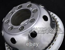 Chevy 3500 16 Dual Steel Wheel Simulators Dually 8 Lug Rim Skins Liners Covers