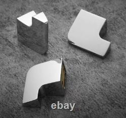 Chrome 3pcs Bath Towel Holder Bathroom Robe Hook Hand Towel Hanger Soild Brass