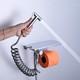 Chrome Brass Bidet Douche Sprayer Toilet Kit With Toilet Paper Holder Rack Shelf