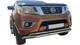 Chrome Double Spoiler Bull Bar S. Steel Fit Nissan Navara D23/np300 2016+76 Mm