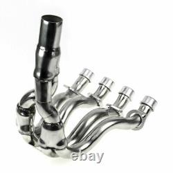 Chrome Exhaust Downpipes Header Pipe For Suzuki GSXR 600 750 2006-2007 Stainless