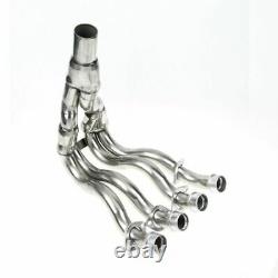 Chrome Exhaust Downpipes Header Pipe For Suzuki GSXR 600 750 2006-2007 Stainless