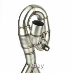 Chrome Exhaust Downpipes Header Pipe For Suzuki GSXR 600 750 2006-2007 Stainless