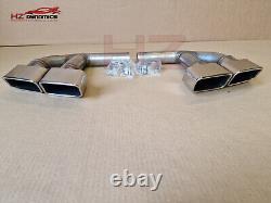 Chrome Exhaust Tips Sq7 Look For 2016 2018 Audi Q7 T304 Stainless Steel