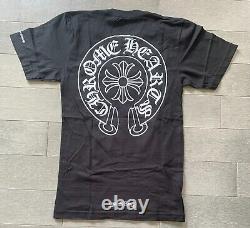 Chrome Hearts Horse Shoe SS Pocket Crewneck Tee Black Size XS NEW