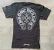 Chrome Hearts Horse Shoe Ss Pocket Crewneck Tee Black Size Xs New