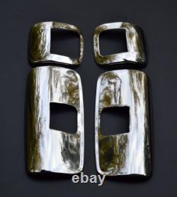 Chrome Mirror Covers 4 Pieces Decor Mercedes Atego Stainless Steel