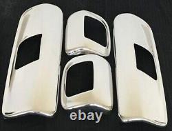 Chrome Mirror Covers 4 Pieces Decor Mercedes Atego Stainless Steel