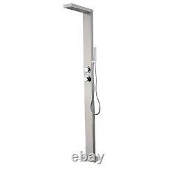Chrome Outdoor Shower with Pencil Hand Shower 2 Outlets S BUN/BeBa 28530/91200