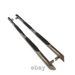 Chrome SUS304 Stainless Steel Side Bars + Step Pads Mercedes Vito/Viano 04-14