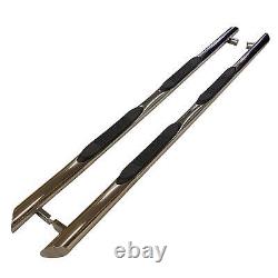 Chrome SUS304 Stainless Steel Side Bars + Step Pads Mercedes Vito/Viano 04-14